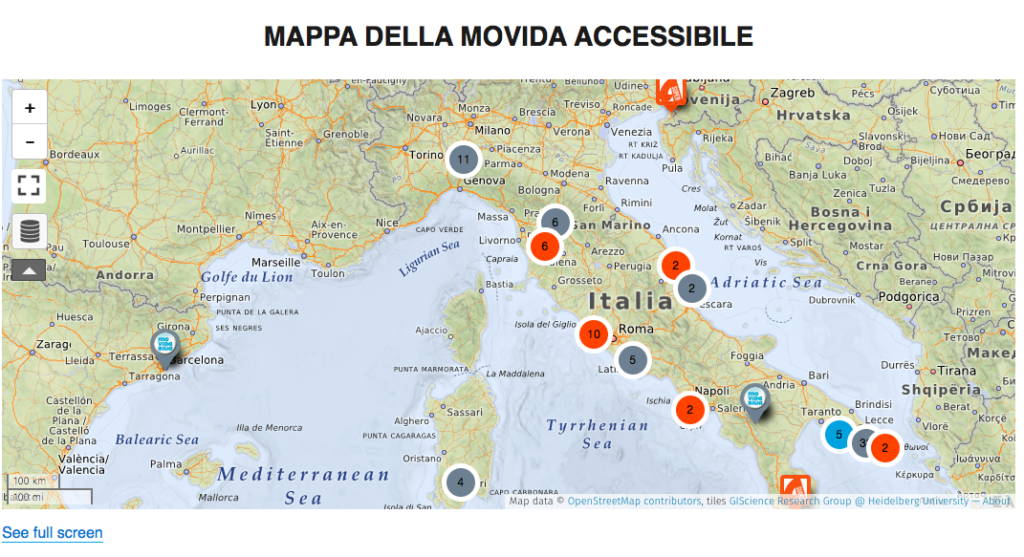 MAPPA DELL'ACCESSIBILITà AGGIORNATA